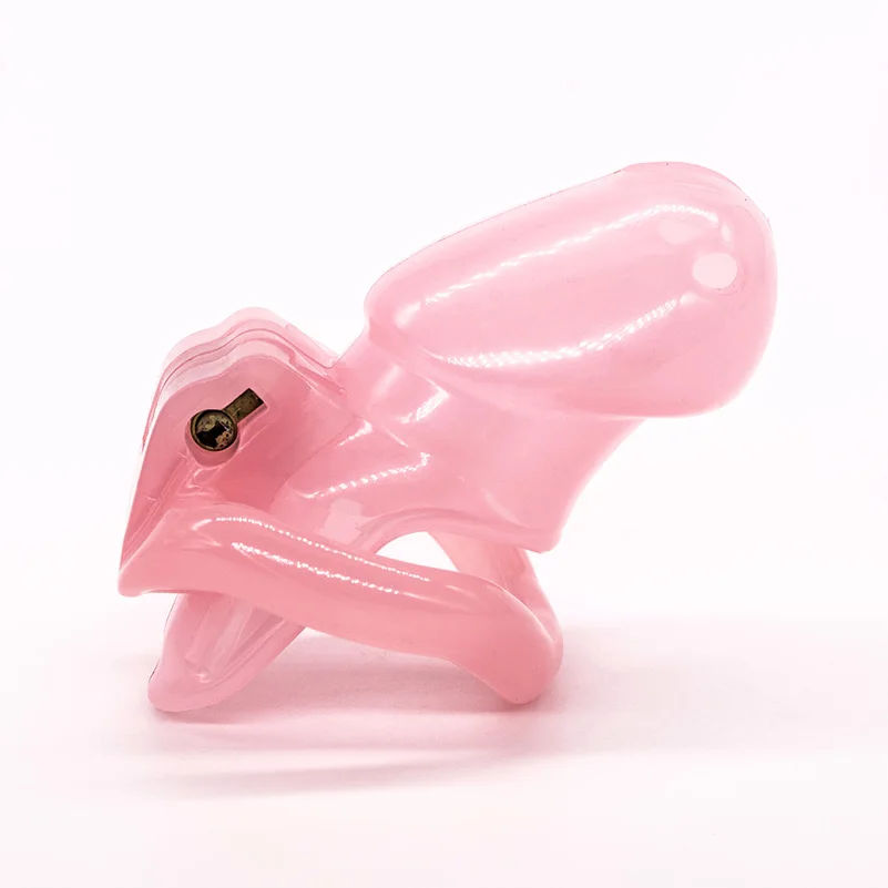 Прибор верности для мужчин Pink The Nano HT V3 клетка члена с кольцом на пенис 4 размера