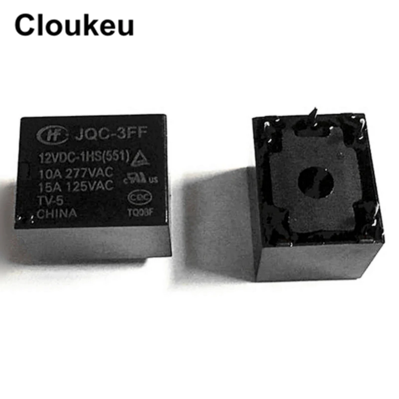 JQC 3FF 12VDC 1HS 10A Relay DIP4 HF3FF 012 1HS|Реле| |