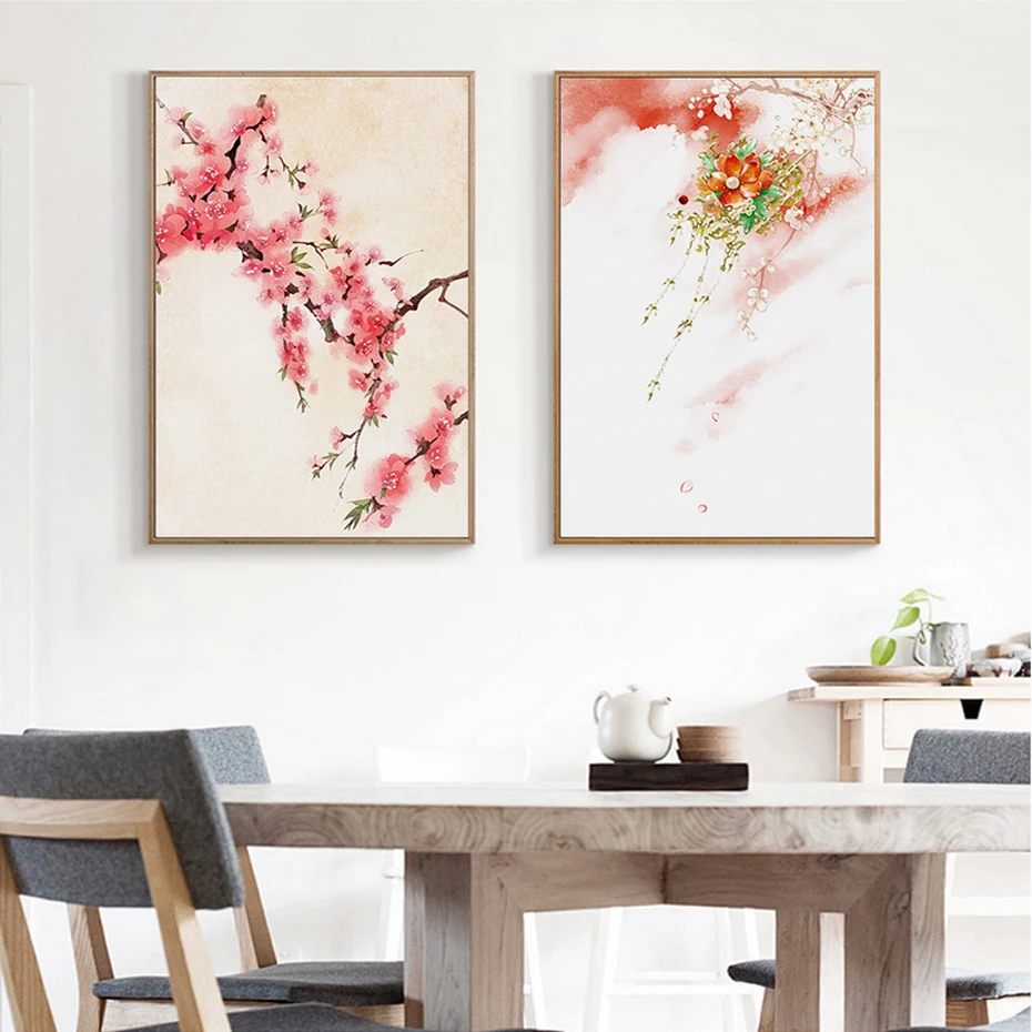 Алмазная вышивка японские цветы горы 5d алмазная живопись полная выкладка