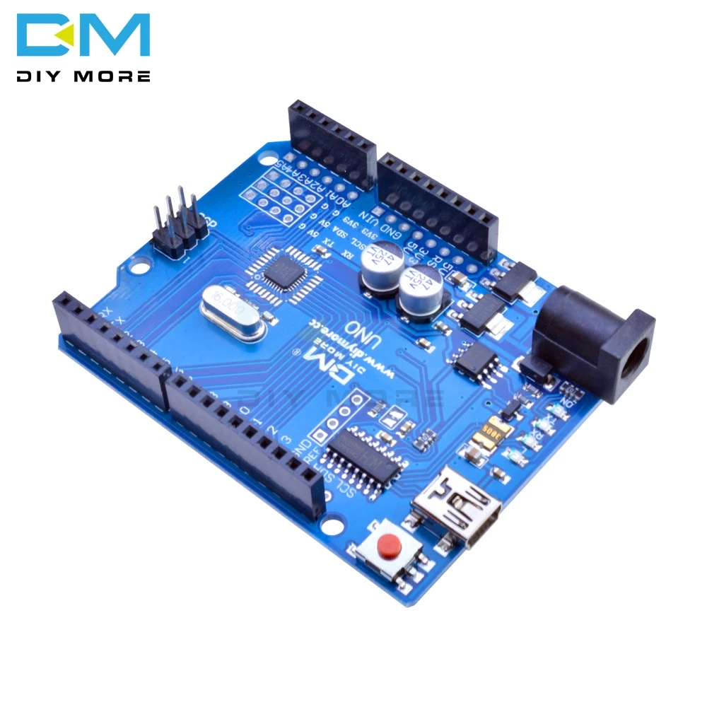 UNO R3 ATmega328P ATmega328 CH340G мини USB плата микроконтроллер CH340 Замена ATmega16U2 без кабеля