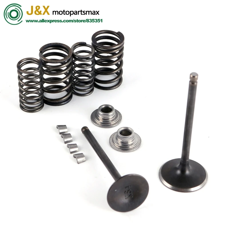 High Quality GY6 125cc Scooter Moped Engine INTAKE EXHAUST Valves Set 152QMI | Автомобили и мотоциклы