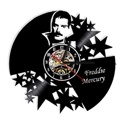 5 Queen Rock Band настенные часы современный дизайн Музыкальная Тема классические виниловые часы-пластинка настенные часы искусство домашний декор подарки для музыкального героя - Цвет: 5