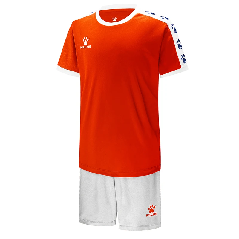 KELME KID'S Team футбольные наборы на заказ тренировочный короткий рукав трикотажные шорты для футбола Survetement высокое качество 3883033