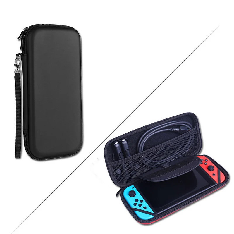 Black Портативная Жесткая Сумка для хранения для nyd Switch Case защитный чехол Сумки для Nintendo DOS Switch NS аксессуары Cattry сумка - Цвет: Black