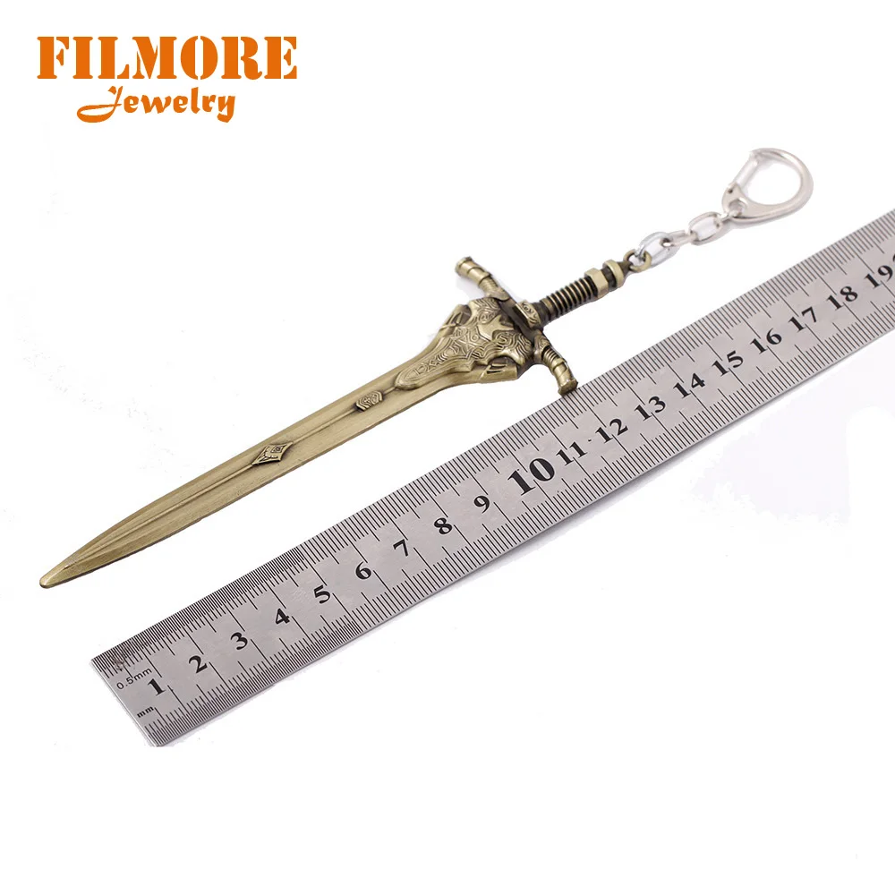 Брелок для ключей Filmore из аниме Темные души коллекционный металлический брелок с