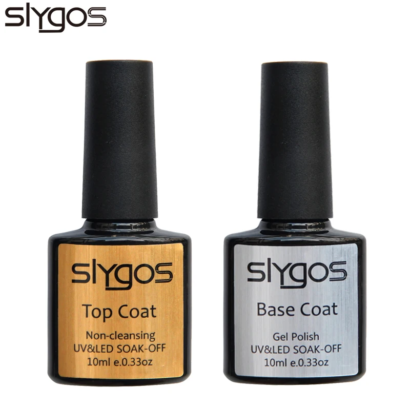 SLYGOS впитывающее верхнее Базовое покрытие УФ светодиодный Гель лак для ногтей