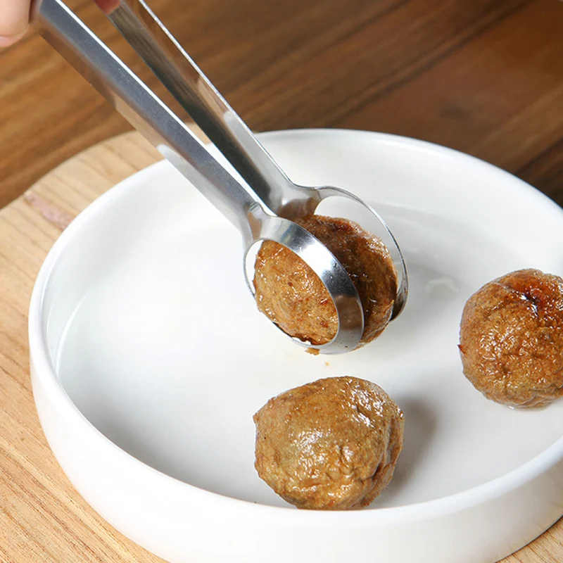Кухонные щипцы из нержавеющей стали вареные пищевые для салата мясные яиц