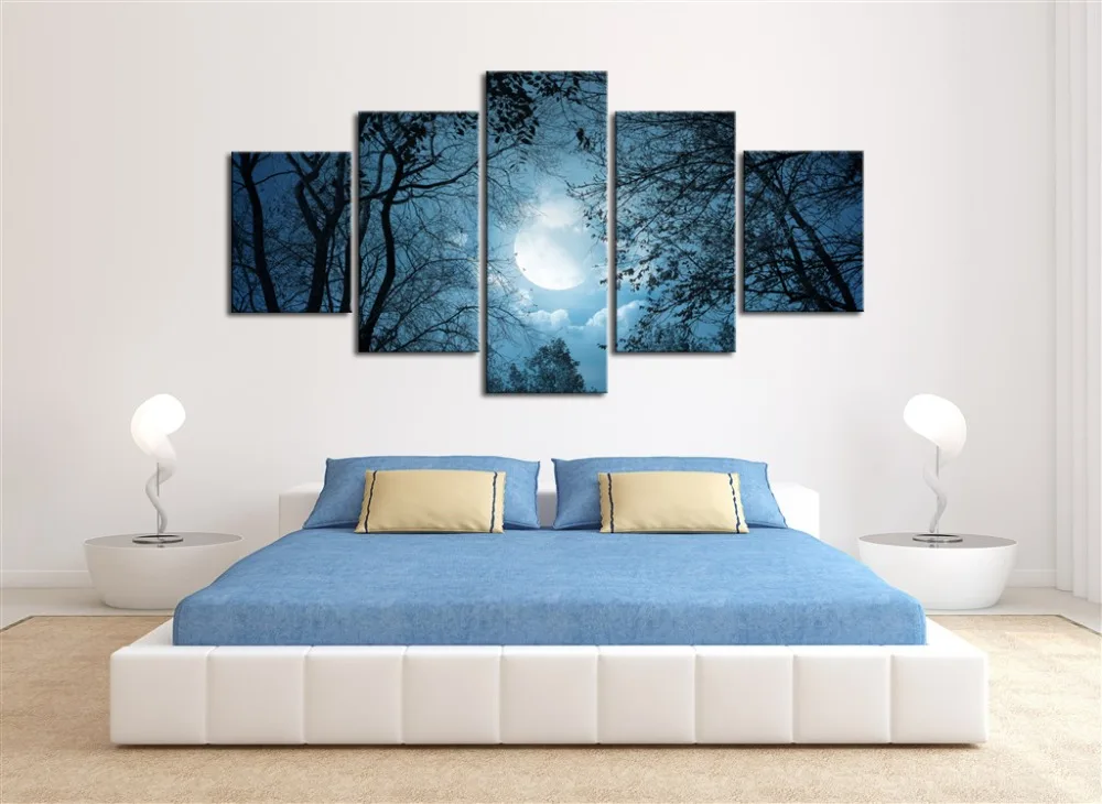 5 шт. настенные картины лусветильник | Дом и сад