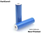 Новинка 18650 перезаряжаемая батарея 3,7 в 2000 мАч литий-ионные аккумуляторы для фонарика батарея для мобильного питаниябанка