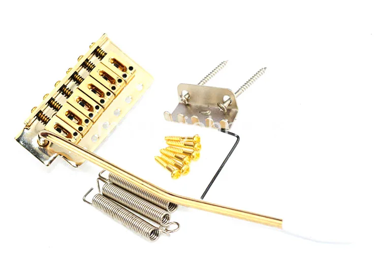 Золотой мост для электрогитары Tremolo FD Strat SQ бесплатная доставка|guitar bridge|electric guitar
