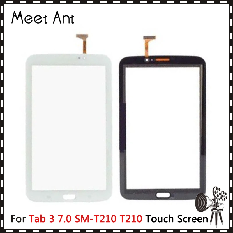 10 шт. сенсорный экран 7 0 дюйма для Samsung Galaxy Tab 3 SM T210 и T211 с цифровым