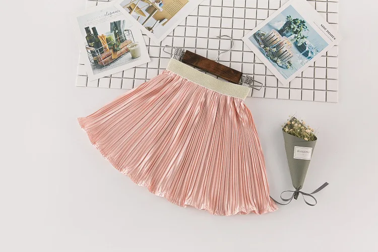 Плиссированная юбка для маленьких девочек детская Праздничная пачка принцессы