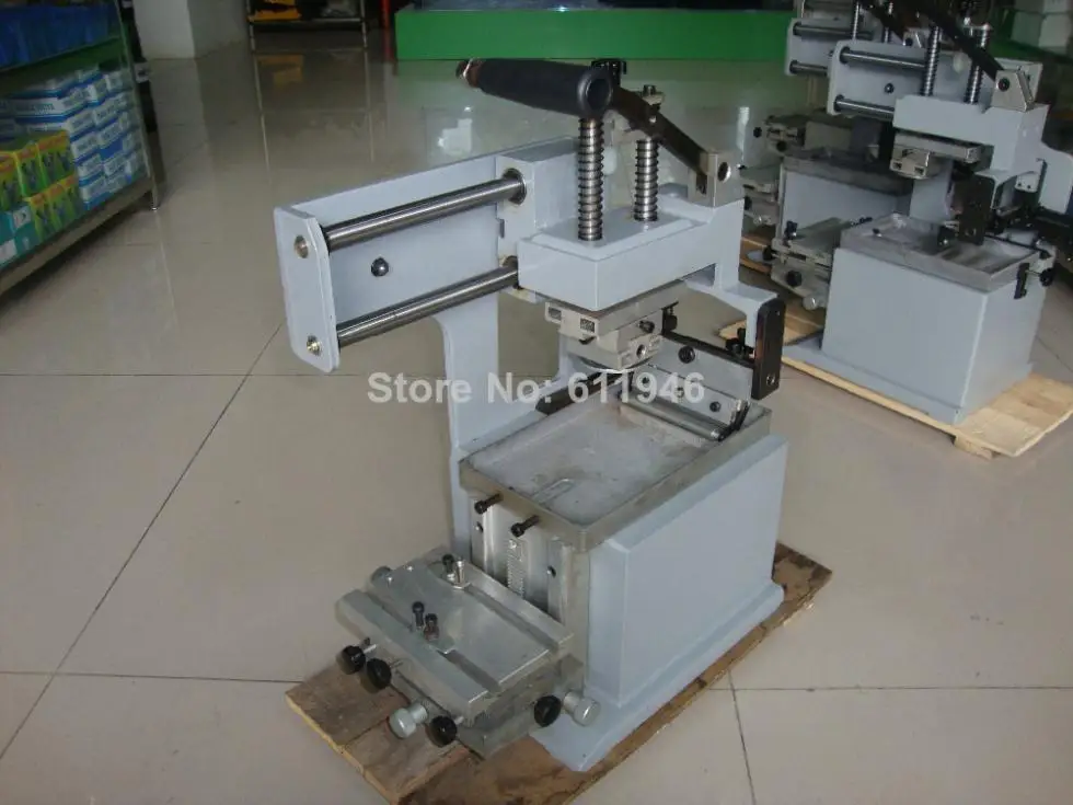 

1PC Manual pad printing equipment company logo printer machinery single color oil stamping printer design die board pad head