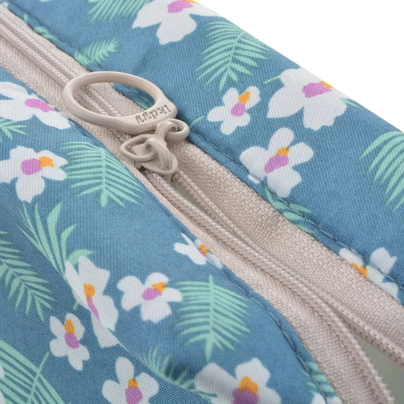 Портативная дорожная мини сумка для женщин косметичка с цветами органайзер