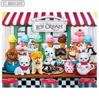 Алмазная живопись собаками, стразы, квадратная Алмазная вышивка, Мультяшные картины, вышивка крестиком, Алмазная мозаика, детские подарки XY1