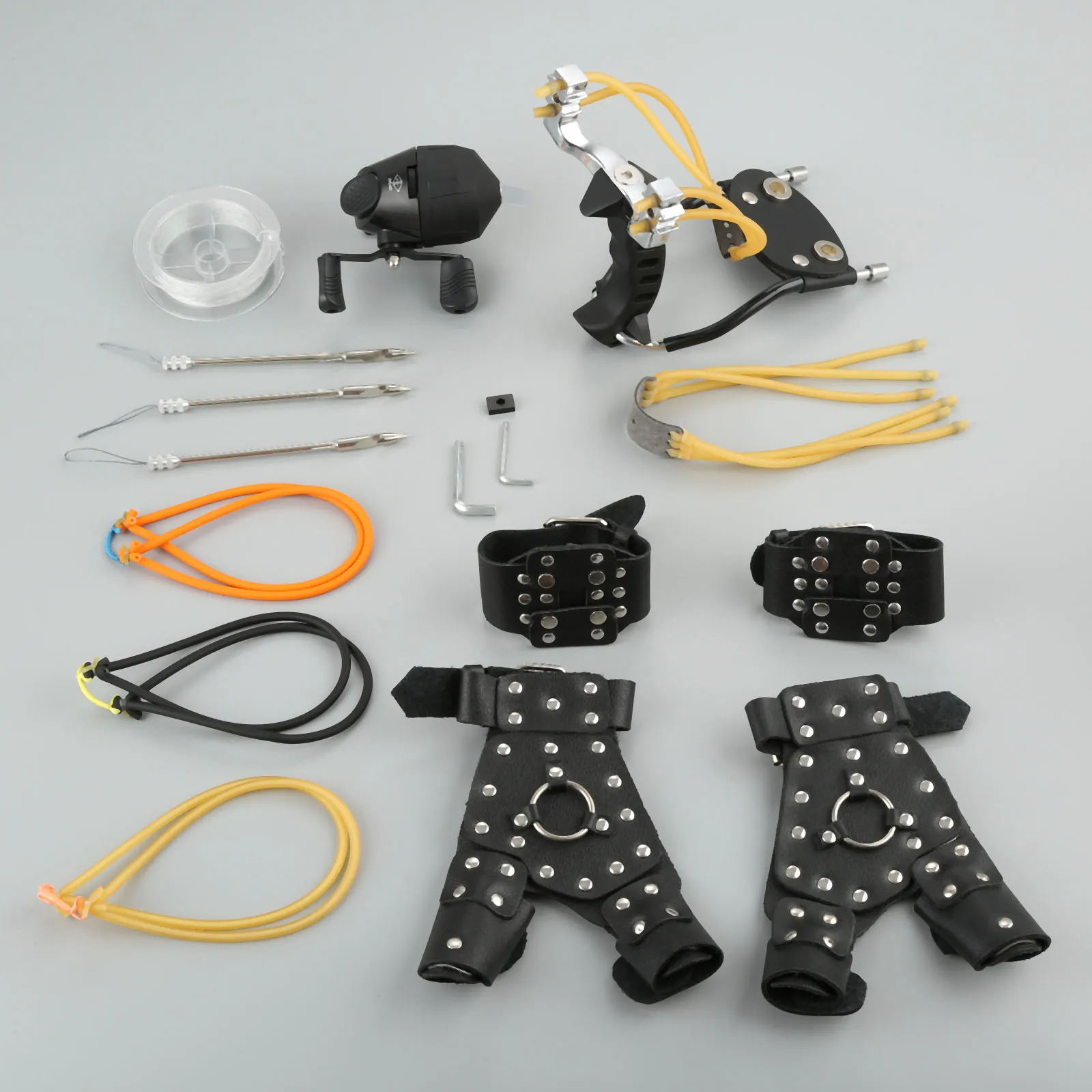 Мощная Рогатка для стрельбы из лука охоты рекурсивная Рыболовная катушка