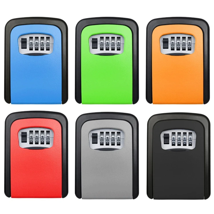 Настенный замок для ключей безопасный 4 значный ящик секретных кодов прочный