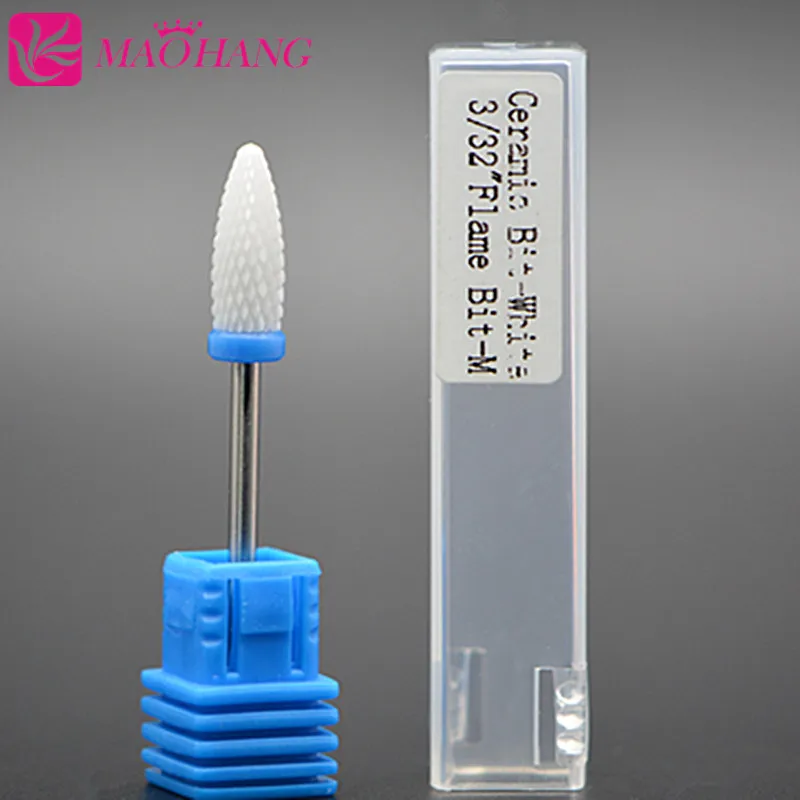 Ceramic flame M 29 тип пилочка для ногтей электрическое сверло для ногтей маникюрная машина Карбид& Керамика& бриллиант вращать заусенцев Фрезерный резак сверление ногтей - Цвет: Ceramic flame M