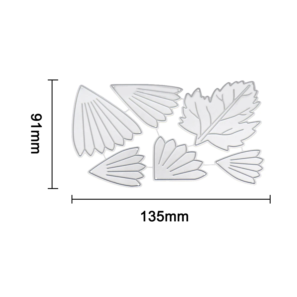 Вырубные штампы из углеродистой стали 3D Цветочная корзина/скрипка скрапбукинг