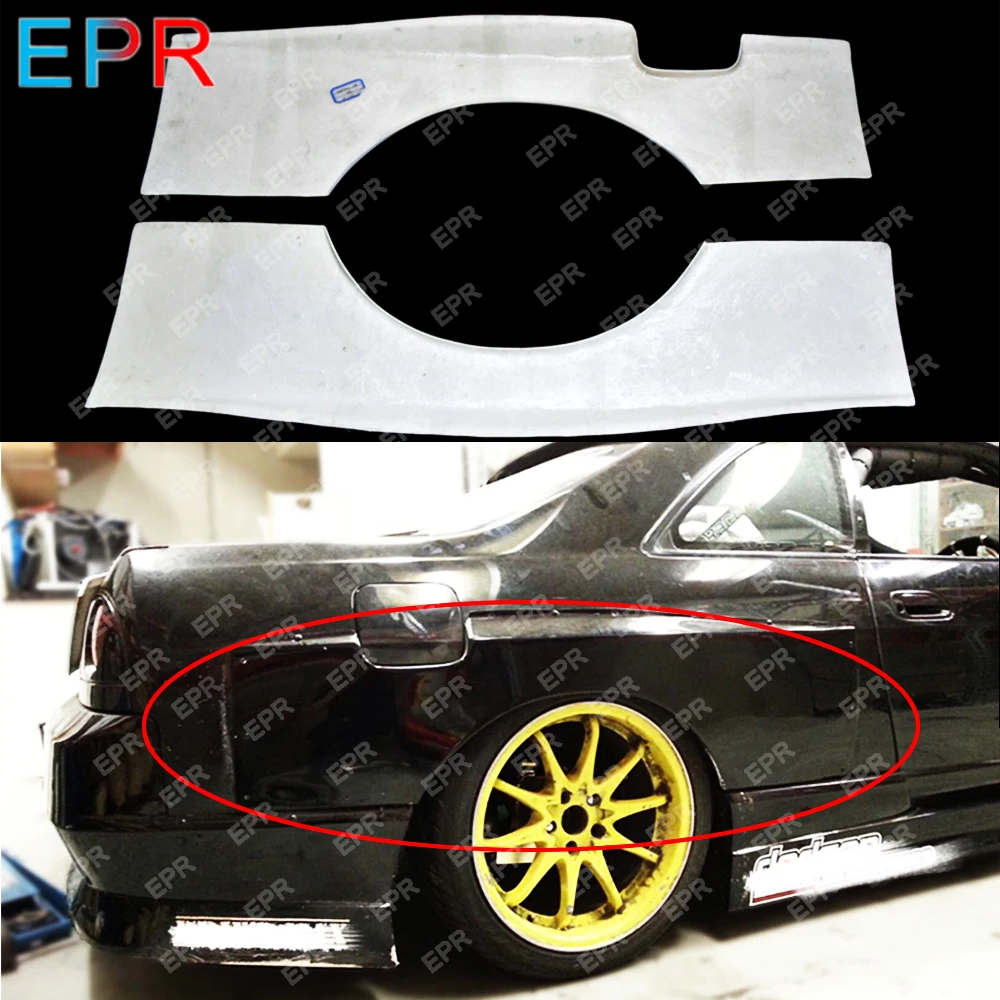 Для Nissan Skyline R33 GTS Стекло волокно заднее крыло средства ухода за кожей комплект авто тюнинг часть для R33 GTR широкое заднее крыло(Fits GTS GTST)+ 30 мм