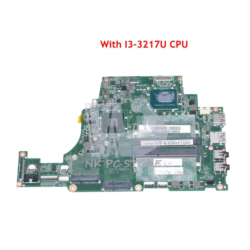 NOKOTION A000211650 DA0BY2MB8D0 основная плата для Toshiba Satellite U840 U845 материнская ноутбука I3 3217U CPU