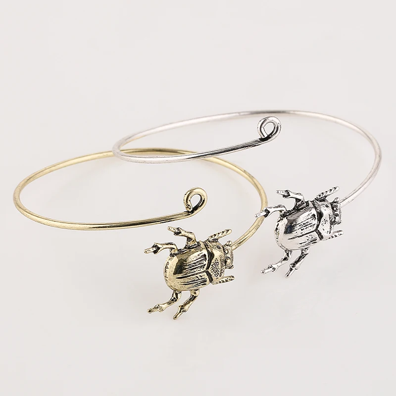 3 шт./лот новые Разноцветные Милые Браслеты в форме жука модные регулируемые