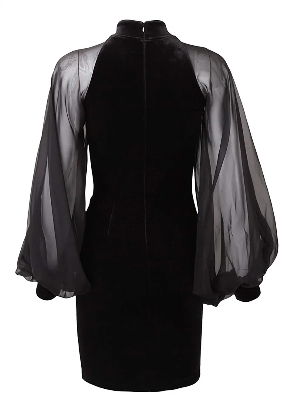 Женское бархатное платье в стиле ретро черное облегающее Чонсам с разрезами на