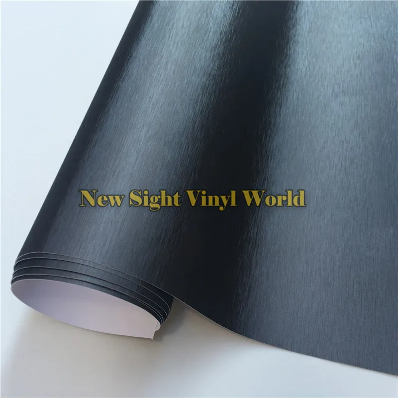 Высококачественная матовая серая хромированная металлическая виниловая