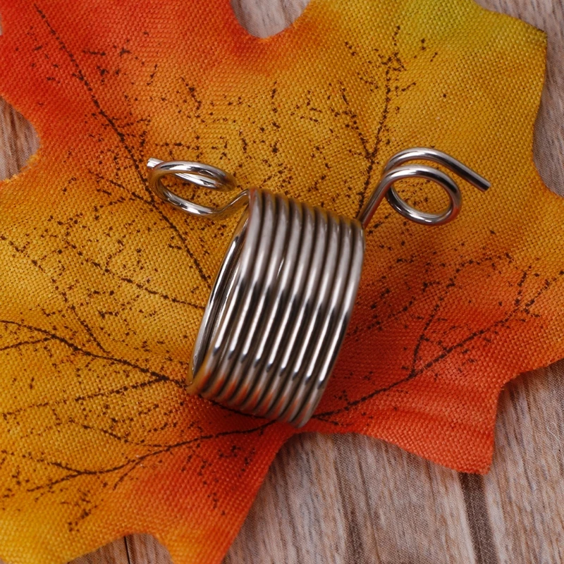 Пряжа из нержавеющей стали Threader палец кольцо шерсть нить наперсток Вязание