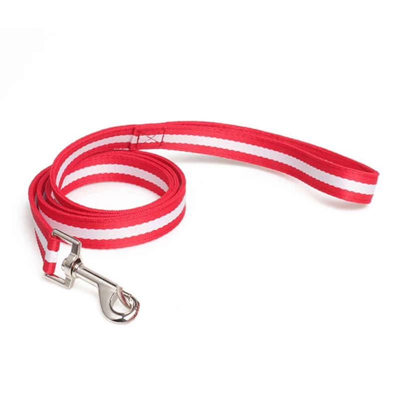 Red leash rope Поводок для собак или кошек, Набор ошейников, длина 50 дюймов, поводок 10 дюймов~ 20 дюймов, регулируемый ошейник для домашних животных, уличный поводок для прогулок, ошейник, набор, модное украшение для домашних животных - Цвет: Red leash rope
