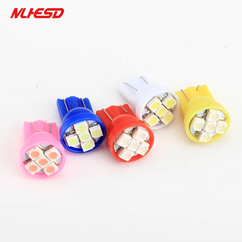 100pcs/lot T10 168 192 W5W white 5smd 5 smd 1210 LED Car marker light parking bulbs Door Lights reading Instrument super bright |