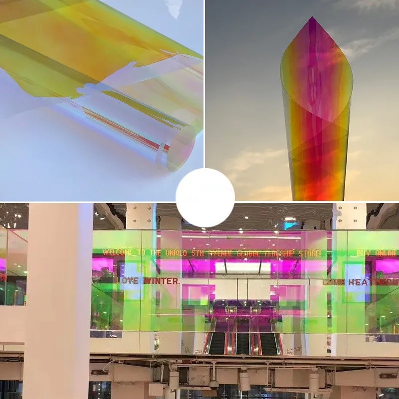 SUNICE Наклейка на окно Хамелеон декоративная оконная пленка Косплей Сделай Сам