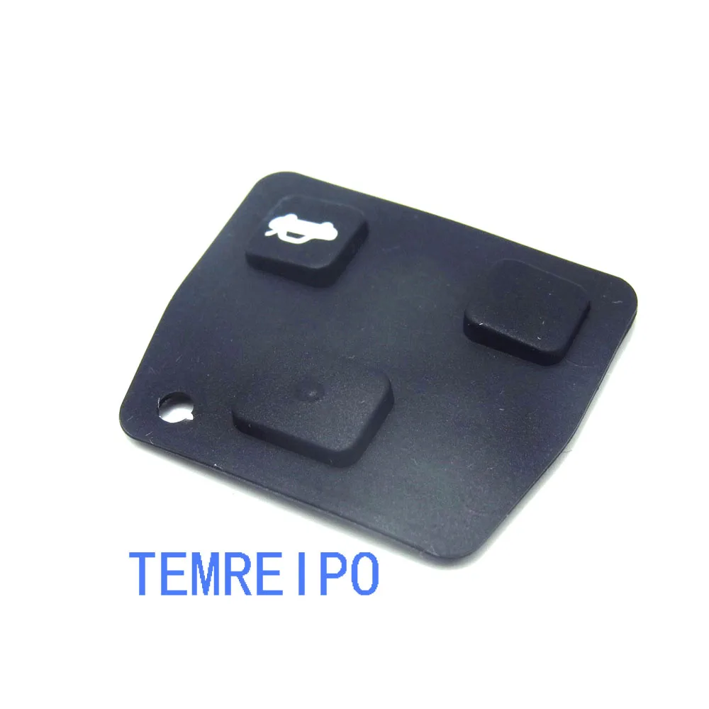 20pcs/lot Replacement Remote Key Silicon Rubber Pads 2 3 Buttons Car For Toyota Avensis Corolla Lexus RVA4 | Автомобили и