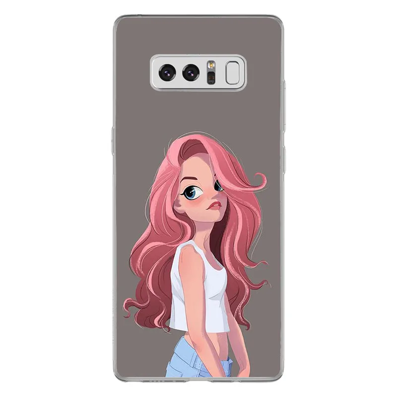ciciber Cover For Samsung Galaxy Note 10 Plus Case 9 8 5 4 3 Phone Cases Soft Silicone Shell Coque Funda Cute Fashion Girl |
