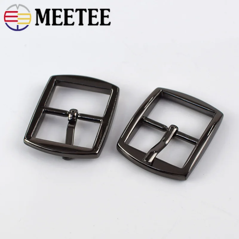 Meetee 5 шт. 20 мм металлическая пряжка DIY плечевой ремень Регулировка три скользящая