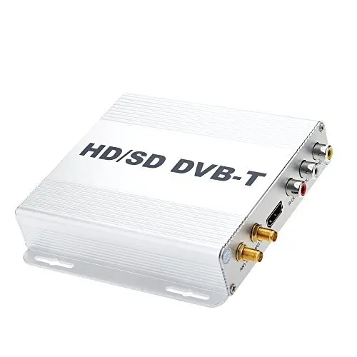 DVB T HD SD многоканальный мобильный Автомобильный цифровой мини ТВ бокс аналоговый
