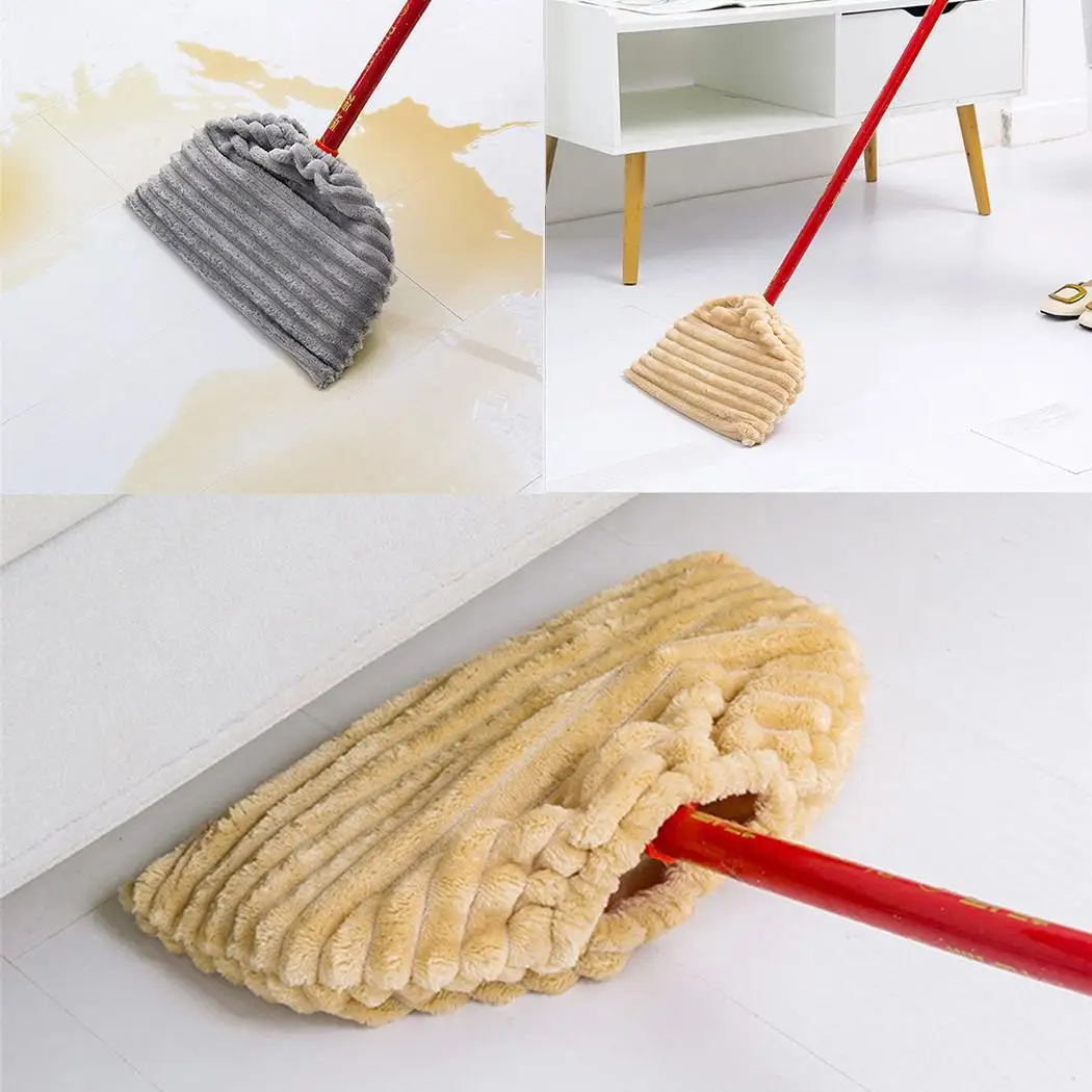 Фланелевая Швабра тканевая крышка абсорбент Многофункциональный Ligtht серый