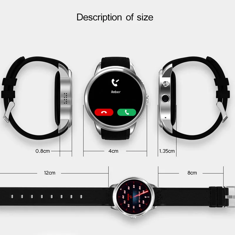 Спортивные часы для мужчин X200 smart watch с 2MP камеры gps + 3g 16 GB Поддержка ШАГОМЕР Сердце