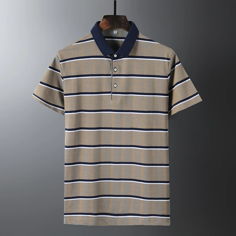 Мужская летняя рубашка поло 2019 брендовая мужская модная хлопковая с коротким