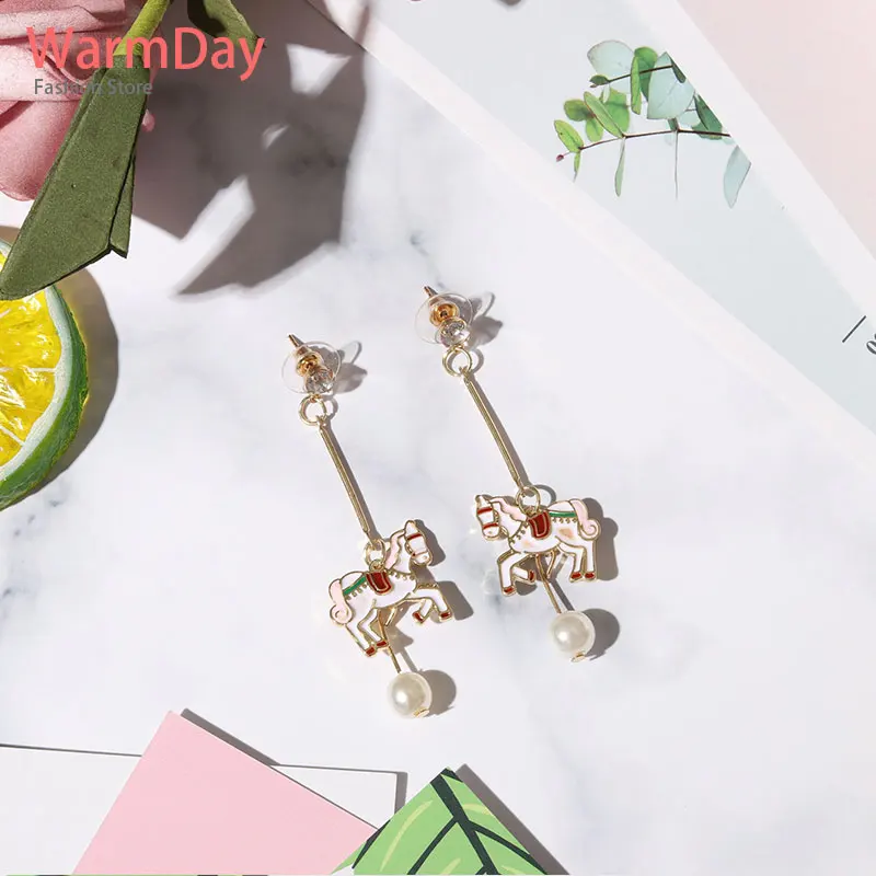 Новое поступление 2019 корейские модные длинные вечерние серьги с жемчугом