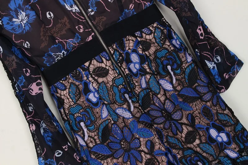 Женское модельное платье роскошное кружевное в стиле ретро осень 2020|lace dress|dress