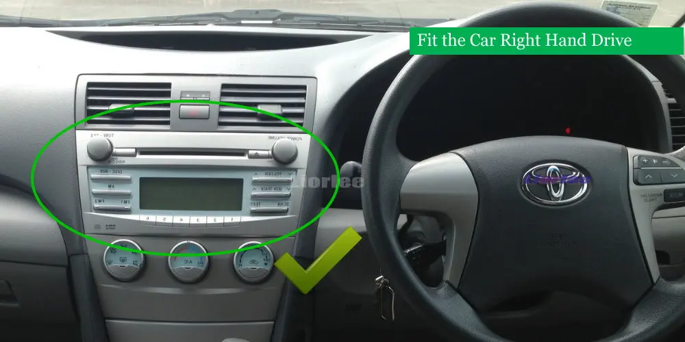 Автомобиль проигрыватель Android " ips ЖК дисплей экран для Toyota Camry(XV40) 2006~ 2011 Автомобильный gps навигации радио AMP BT SD USB AUX wi fi