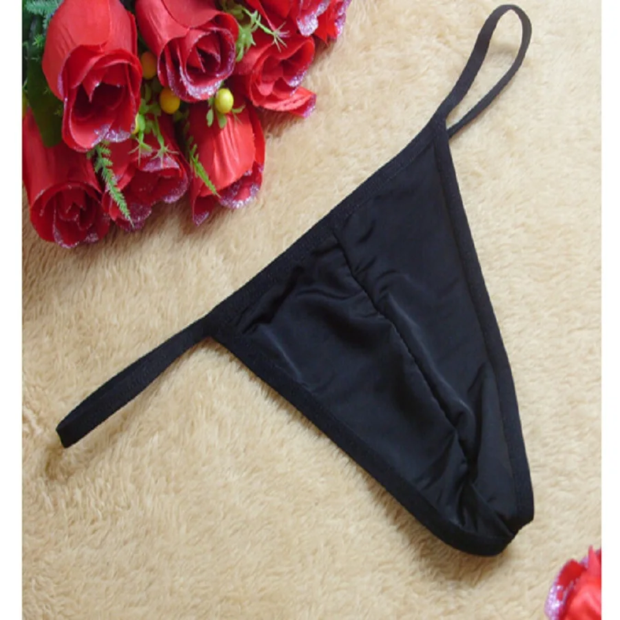 Хит продаж сексуальное нижнее белье мужские стринги однотонные трусики женское