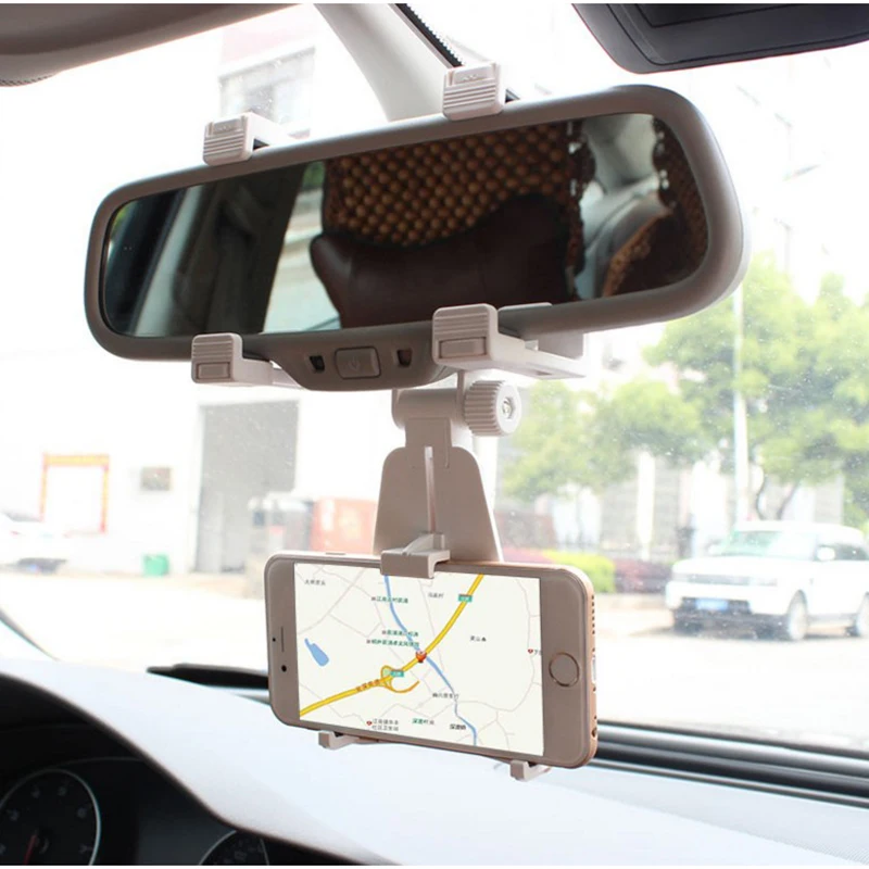 Черная/белая автомобильная подставка для телефона универсальная iPhone Samsung GPS