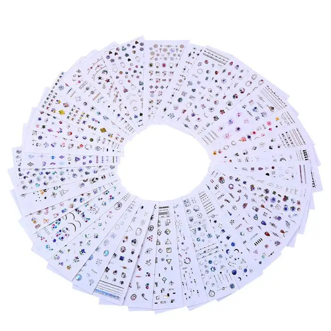 10 шт./компл. 3D наклейки для ногтей цветок бронзовые Кристаллы Стразы дизайна