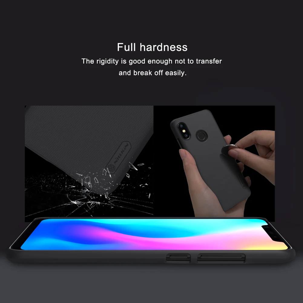 

For Xiaomi Mi 8 Case for Xiaomi Mi8 Cover Nillkin Frosted Matte Case hard back cover for Xiaomi Mi 8 Cover Case with Gift