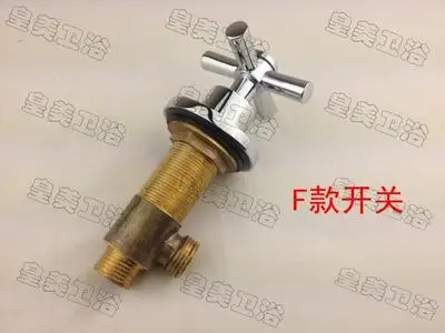 Фиолетовый Смеситель для ванной комнаты, клапан на бортике, 2 шт., ручка для управления ванной, клапан для ванны, наполнитель - Цвет: Фиолетовый
