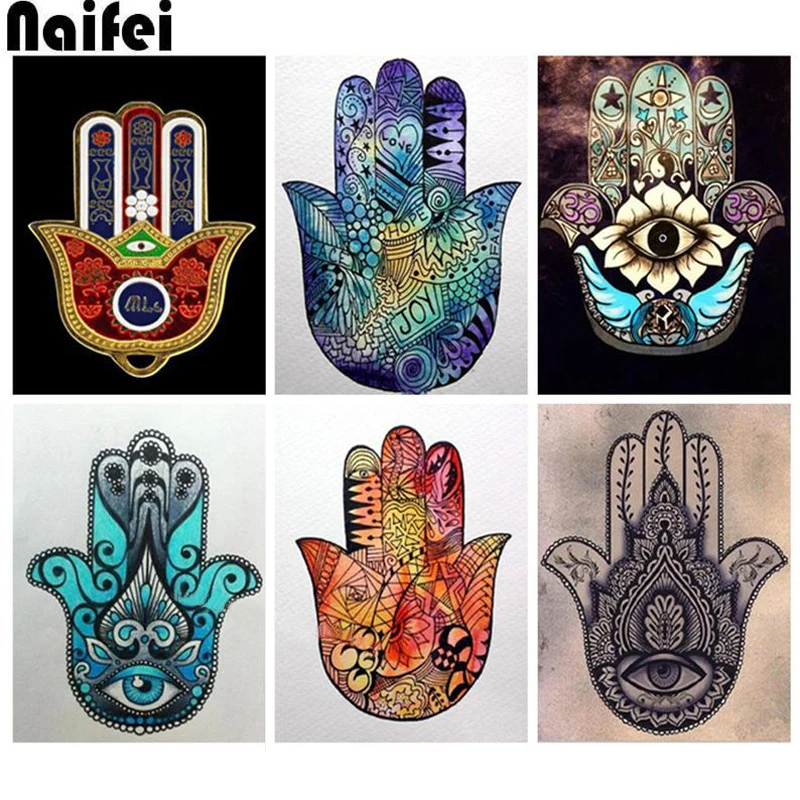 Полноразмерная/круглая картина из страз 5D сделай сам вышивка крестиком Рука