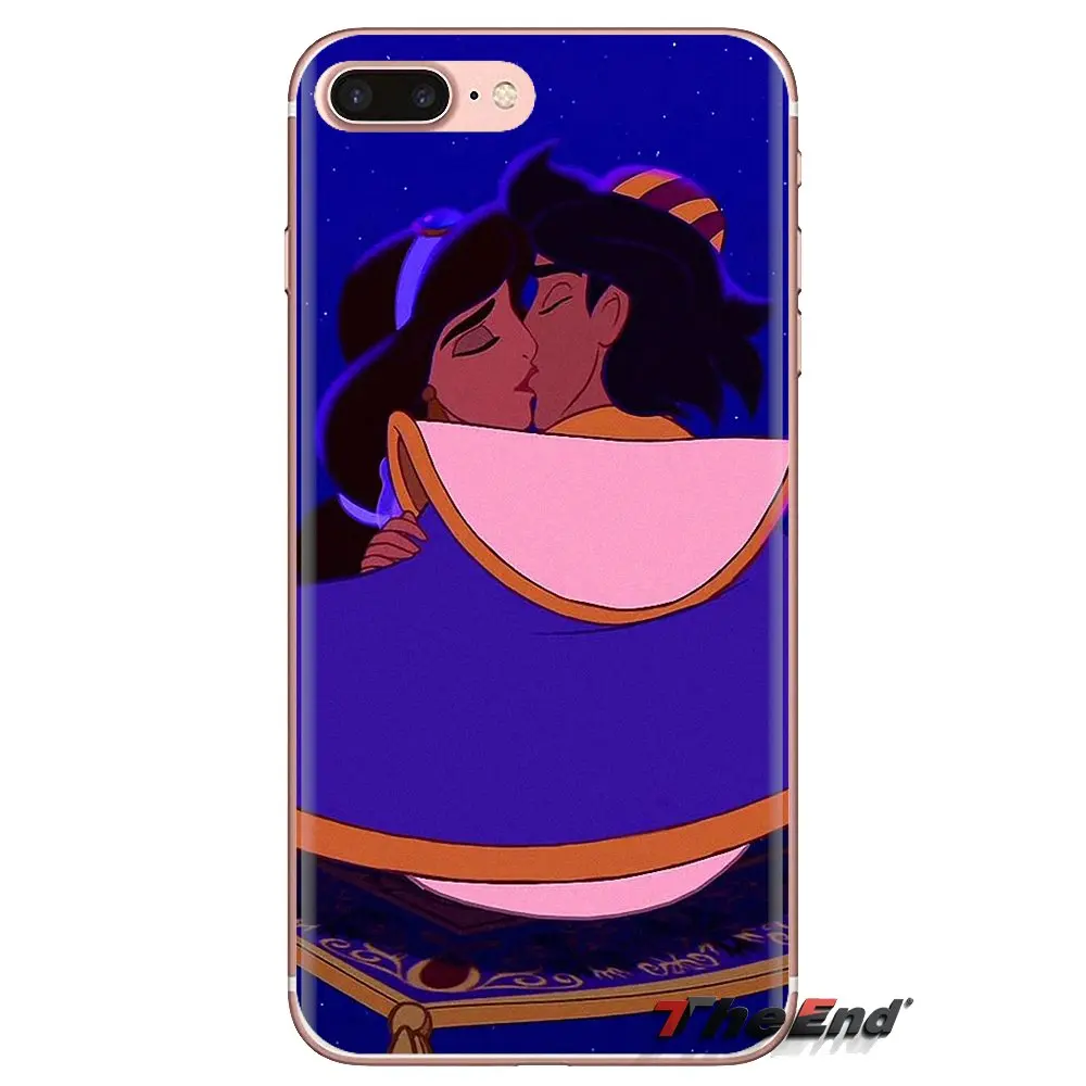 Aladdin Jasmine Princess For HTC One U11 U12 X9 M7 M8 A9 M9 M10 E9 Plus Desire 630 530 626 628 816 820 830 Transparent TPU Cases |