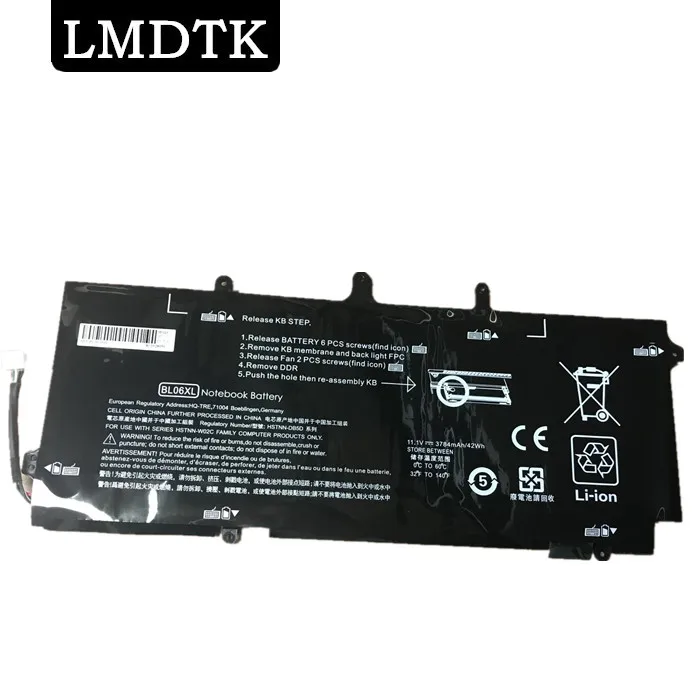 LMDTK Новый аккумулятор для ноутбука HP EliteBook Folio 1040 G0 G1 G2 серии BL06 BL06XL HSTNN DB5D W02C 722236